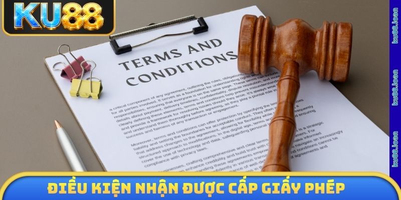Điều kiện nhận được cấp giấy phép hoạt động