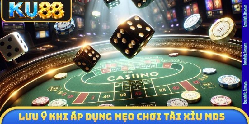Lưu ý khi áp dụng mẹo chơi tài xỉu MD5